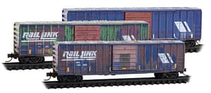 MONTANA RAIL LINK WEATHERED 3 PACK - END OF JUNE DELIVERY