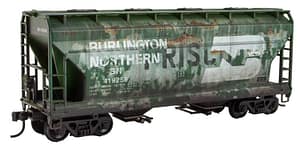 HO SCALE - BN EX SLSF 2 BAY HOPPER KIT