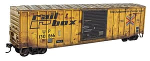 HO SCALE - UP EX RAILBOX 50 FT EXT POST BOXCAR KIT