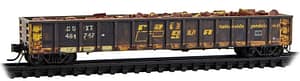 WEATHERED CSX EX RAILGON 52'6" GREENVILLE MILL GONDOLA RD# 481747 - END OF JUNE DELIVERY