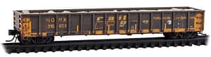 WEATHERED RAILGON 52"6" GREENVILLE MILL GONDOLA RD# 310694 - END OF JUNE DELIVERY