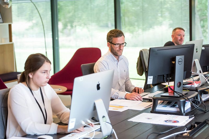 Company receiving IT support
