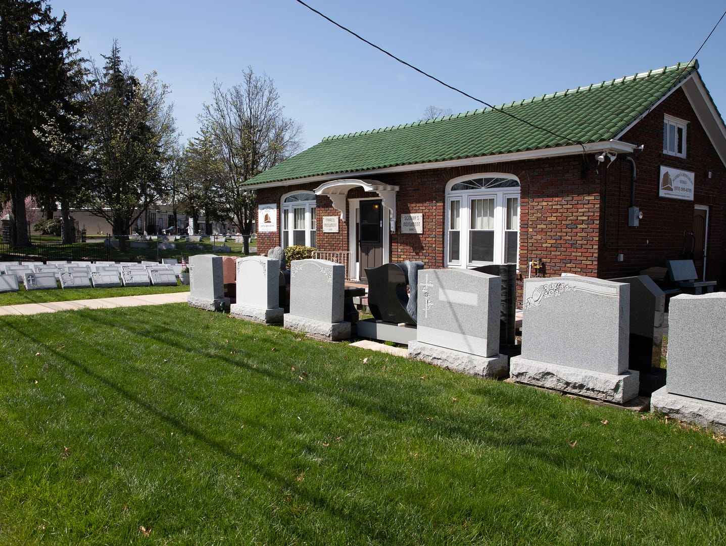 Veteran monument at Memorial School in Woodland Park, New Jersey