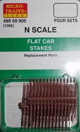 STAKES - FLAT CAR (4 SETS)