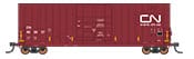 CN GUNDERSON BOXCAR - MODERN ENDS - 6 DIFFERENT ROAD NUMBERS