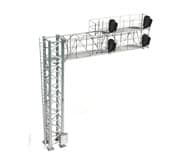 HO SIGNAL MODERN CANTILEVER 2 TRACK 4 HEAD LEFT