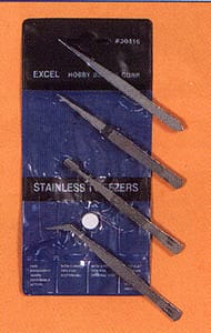 4pc TweeZers Pouch Set