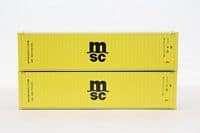 C.S.MSC 40FT HIGH CUBE CONTAINER