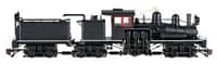 55 TON 3 TRUCK SHAY STEEL CAB WITH SOUND AND DCC EQUIPPED - PAINTED UNLETTERED BLACK WITH RED & WHITE TRIM
