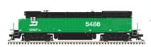 HO MASTER B30-7 SILVER BURLINGTON NORTHERN #5486 - 135.00 RESERVATION