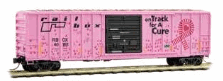 RAILBOX 50FT BOXCAR "ON TRACK FOR A CURE' RD# 40188
