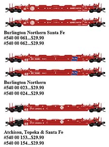 Z SCALE BNSF HUSKY STACK