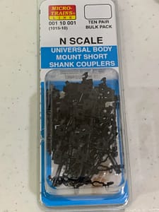 UNIVERSAL BODY MOUNT SHORT SHANK COUPLERS 10 PAIRS - 5 PCS LEFT