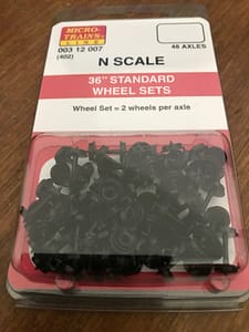 36FT STANDARD WHEELSETS - 48 AXLES - 3 PCS LEFT