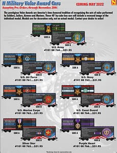 MILITARY VALOR AWARD CARS - US ARMY