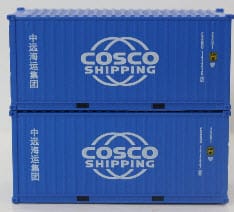 COSCO 20FT STANDARD HEIGHT CONTAINER 2 PACK