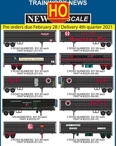 RIO GRANDE TRAILER (3 ROAD NUMBERS AVAILABLE)