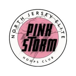 North Jersey Elite Pink Storm Hoops Club logo