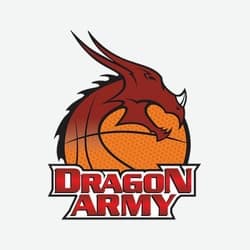 Dragon Army basketball logo