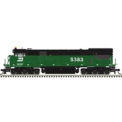 HO MASTER SILVER U30C BURLINGTON NORTHERN #5393