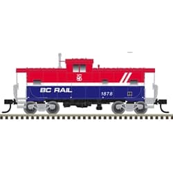 HO MASTER EXTENDED VISION CABOOSE BC RAIL #1875