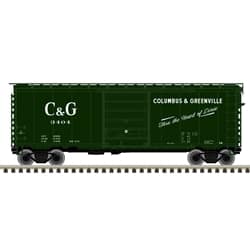 N MASTER 40' PS-1 BOX CAR COLUMBUS & GREENVILLE #3404