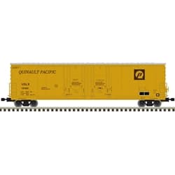 HO MASTER 53' EVANS DOUBLE PLUG DOOR BOX CAR USLX - QUINAULT PACIFIC #10461