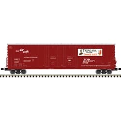 HO MASTER 53' EVANS DOUBLE PLUG DOOR BOX CAR USLX - TROPICANA #10067