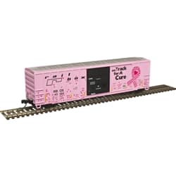 N FMC 5077 SD BOX CAR - RAILBOX (ON TRACK FOR A CURE) #40188 "HAND PRINTS"