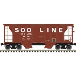 HO TRAINMAN PS-2 COVERED HOPPER SOO LINE #69082