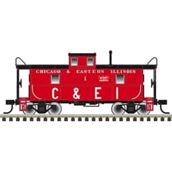 HO TRAINMAN C&O CUPOLA CABOOSE CHICAGO & EASTERN ILLINOIS #1