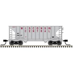 N MASTER GREENVILLE 100-TON TWIN HOPPER WISCONSIN CENTRAL #34004