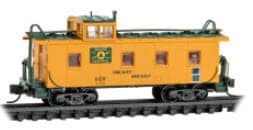 MAINE CENTRAL 36FT RIVETED STEEL CABOOSE RD# 612R