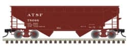 Ho 2bay Offset Hopper ATSF 3pk