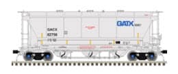 GENERAL AMERICAN 3230 COVERED HOPPER #62758 - 1 pc left