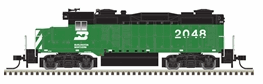 ATLAS BURLINGTON NORTHERN GP-20 # 2058 - SILVER SERIES - 1 PC LEFT
