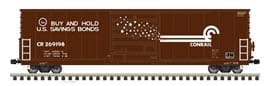 CONRAIL US SAVINGS BONDS X72 BOXCAR RD# 269198