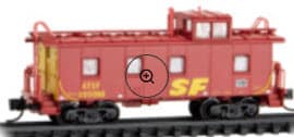 ATSF 36FT STEEL CABOOSE RD# 999088