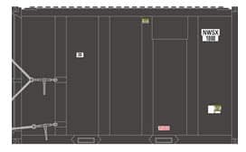 HO TM 20FT HIGH-CUBE MSW CONTAINER NWSX SET #2