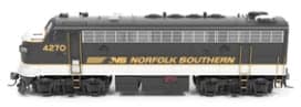9701 EMD F9/F7 A/B, NS 4270/4275, Tuxedo Scheme, A-unit No-Sound / DCC-Ready, Unpowered B, HO
