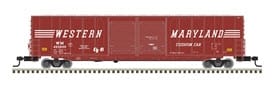 WESTERN MARYLAND ACF 60FT AUTOPARTS CAR RD# 495991