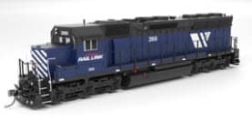 9816 EMD SD45, MRL 368, Blue w/ "W" logo (2000-2015), Paragon4 Sound/DC/DCC, HO