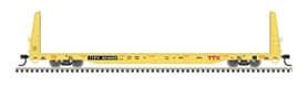 TM 68' BULKHEAD FLAT CAR TTX (FORWARD THINKING) #804108