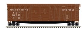 TEXAS & PACIFIC 50FT SINGLE SHEATHED BOXCAR END DOORS RD# 70754