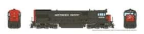 HO GE U33C (DC/DCC/Sound): Southern Pacific - Bloody Nose w/ Serif Logo: #8698