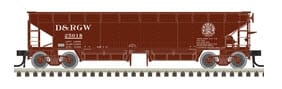 RIO GRANDE 70 TON HART BALLAST CAR # 25018