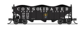 CONSOLIDATED POWER & LIGHT 3 BAY HOPPER- SET A