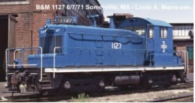 Boston & Maine Bluebird Ph. III #1124 w/DCC Sound