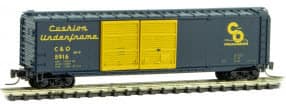 C&O 50FT BOXCAR # 5916 - Z SCALE