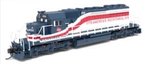 9466 EMD SD40-2, MILW 156, Bicentennial Paint Scheme, Paragon4 Sound/DC/DCC, N